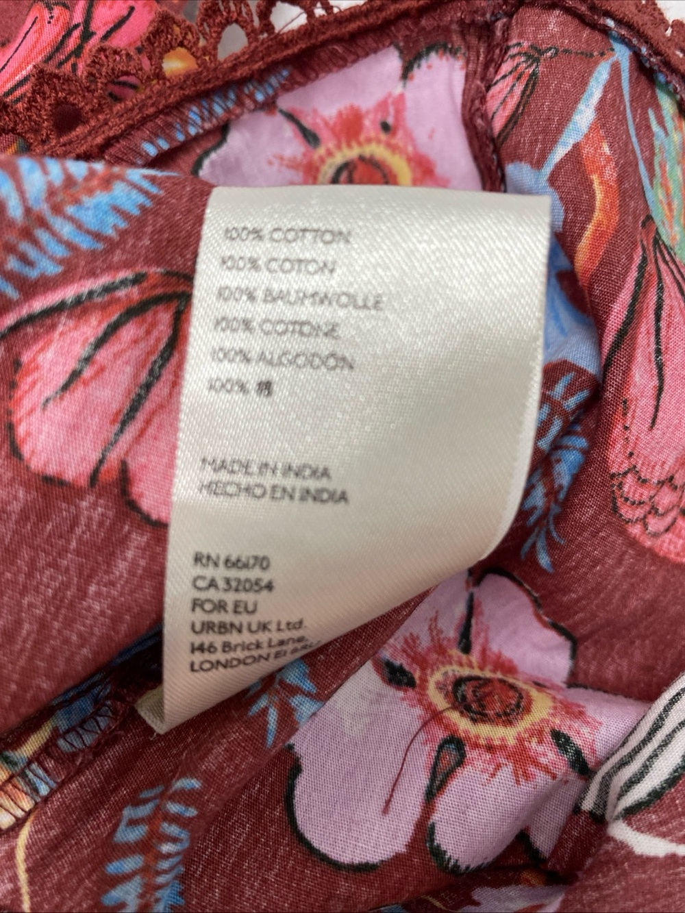Anthropologie Maeve Peasant Top Zebra 🦓 Leopard 🐆 Print - Picture 7 of 7